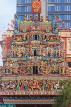 SINGAPORE, Little India, Sri Veeramakaliamman Temple, entrance tower, SIN795JPL