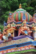 SINGAPORE, Little India, Sri Veeramakaliamman Temple, statues of deities, SIN782JPL