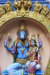 SINGAPORE, Little India, Waterloo Street, Sri Krishnan Temple, statues of deities, SIN1355JPL
