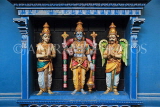 SINGAPORE, Little India, Waterloo Street, Sri Krishnan Temple, statues of deities, SIN1359JPL