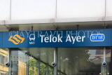 SINGAPORE, MRT Telok Ayer station sign, SIN997JPL