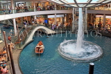 SINGAPORE, Marina Bay Sands, The Shoppers (shopping mall), sampan rides, SIN1100JPL