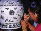 SINGAPORE, Ming Pottery, artist at work, SIN136JPL