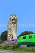 SINGAPORE, Sentosa Island, Merlion, and Sentosa Express (light railway), SIN719JPL