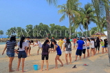 SINGAPORE, Sentosa Island, Palawan Beach,  people playing games, SIN699JPL