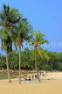 SINGAPORE, Sentosa Island, Palawan Beach, and coconut trees, SIN706JPL