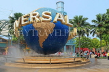 SINGAPORE, Sentosa Island, Universal Studios globe, SIN728JPL