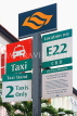 SINGAPORE, Taxi stand sign, SIN1514JPL