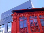 SINGAPORE, old and modern architecture, old buildings preserved, SIN286JPL