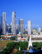SINGAPORE, skyline (Central Business District) and St Andrews Catherdal, SIN600JPL