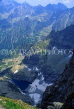 SLOVAKIA, High Tatra Nat Park, valley of Rysy, glacial lakes, SLV44JPL