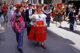 SPAIN, Aragon, ZARAGOZA, Pilar Festival parade, SPN416JPL