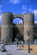 SPAIN, Castile & Leon, AVILA, city walls, main gateway, SP102JPL
