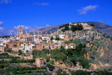 SPAIN, Valencia Prov, POLOP village and mountains, SPN211JPL
