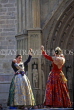 SPAIN, Valencia Prov, VALENCIA, Fallas Fiesta, Balls Valenciano al Carrer dancers, SPN926JPL