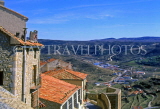 SPAIN, Valencia Province, MORELLA, view from ramparts, SPN1123JPL