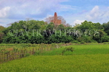 SRI LANKA, Anuradhapura, Abhayagiri Dagaba (stupa), and countryside, SLK5720JPL