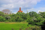 SRI LANKA, Anuradhapura, Abhayagiri Dagaba (stupa), and countryside, SLK5721JPL