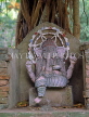 SRI LANKA, Anuradhapura, Ganesh Hindu God shrine by Bo tree, SLK1554JPL