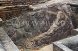 SRI LANKA, Anuradhapura, Isurumuniya Rock Temple, Ranmasu Uyana, bas-relief Elephants, SLK5759JPL
