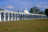 SRI LANKA, Anuradhapura, Ruwanweliseya Dagaba, Elephant Wall surrounding temple, SLK2190JPL