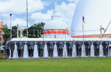 SRI LANKA, Anuradhapura, Ruwanweliseya Dagaba, elephants wall (frieze), SLK5477JPL