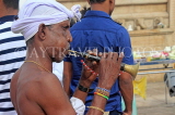 SRI LANKA, Anuradhapura, Ruwanweliseya Dagaba, musician on ceremony parade, SLK5625JPL
