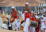 SRI LANKA, Anuradhapura, Ruwanweliseya Dagaba, musicians on ceremony parade, SLK5621JPL
