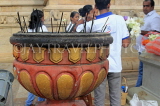 SRI LANKA, Anuradhapura, Ruwanweliseya Dagaba, urn for joss sticks, SLK5734JPL