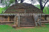 SRI LANKA, Anuradhapura, Silacetiya (Selachaitya) ruins, and guardstones, SLK5589JPL