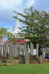 SRI LANKA, Anuradhapura, Thuparamaya Dagaba (stupa), and ancient stone pillars, SLK5676JPL