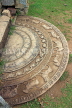 SRI LANKA, Anuradhapura, Thuparamaya Dagaba (stupa) site, Moonstone, SLK5691JPL