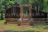 SRI LANKA, Anuradhapura, ancient city ruins, and guardstones, SLK5672JPL