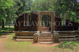 SRI LANKA, Anuradhapura, ancient city ruins, and guardstones, SLK5674JPL
