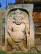 SRI LANKA, Anuradhapura, guardstone, at remains of palace of King Vijayabahu, SLK2208JPL