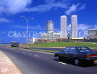 SRI LANKA, Colombo, Fort (business area) skyline and Galle Road, SLK1699JPL