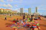 SRI LANKA, Colombo, Galle Face Green, kite sellers, SLK5225JPL