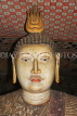 SRI LANKA, Dambulla Cave Temple (Golden Temple), Buddha statue in cave, closeup, SLK2797JPL