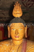 SRI LANKA, Dambulla Cave Temple (Golden Temple), Buddha statue in cave, closeup, SLK2825JPL
