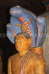 SRI LANKA, Dambulla Cave Temple (Golden Temple), Buddha statue protected by Cobra hood, SLK2758JPL