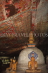 SRI LANKA, Dambulla Cave Temple (Golden Temple), Buddha statues and chedi in cave, SLK2868JPL