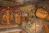 SRI LANKA, Dambulla Cave Temple (Golden Temple), Buddha statues in cave, SLK2792JPL