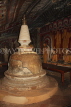 SRI LANKA, Dambulla Cave Temple (Golden Temple), chedi inside cave, SLK2772JPL
