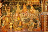 SRI LANKA, Dikwella, Wewurukannala Viharaya (temple), image house, statues, SLK1906JPL