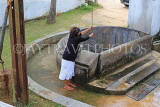 SRI LANKA, Dikwella, Wewurukannala Viharaya (temple) site, historic well, SLK4625JPL