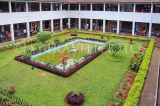 SRI LANKA, Kandy, Kandy Central Market, Courtyard and gardens, SLK4029JPL