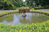 SRI LANKA, Kandy, Peradeniya Botanical Gardens, fountain, SLK4894JPL