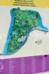 SRI LANKA, Kandy, Peradeniya Botanical Gardens, map, SLK4838JPL