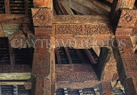 SRI LANKA, Kandy, Temple of the Tooth (Dalada Maligawa), Audience Hall, pillar carvings, SLK3061JPL