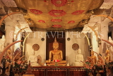 SRI LANKA, Kandy, Temple of the Tooth (Dalada Maligawa), Thai shrine, seated Buddha statue, SLK3046JPL